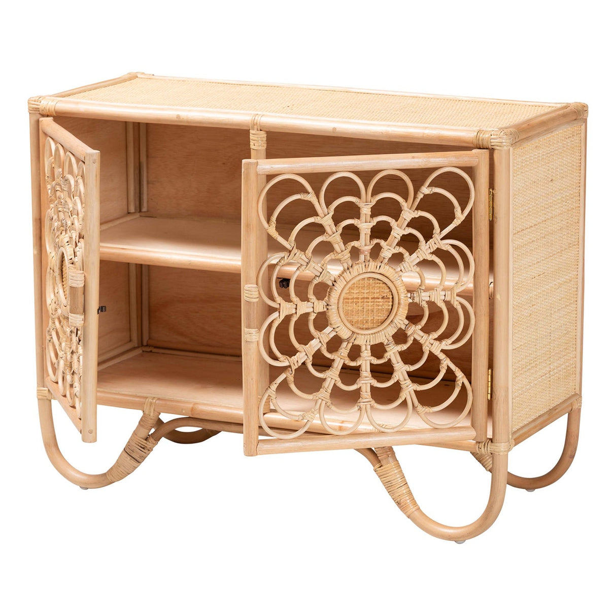   Modern European furniture - Floral Woven 2 Door Cabinet - www.oroa.com | Oroa.com