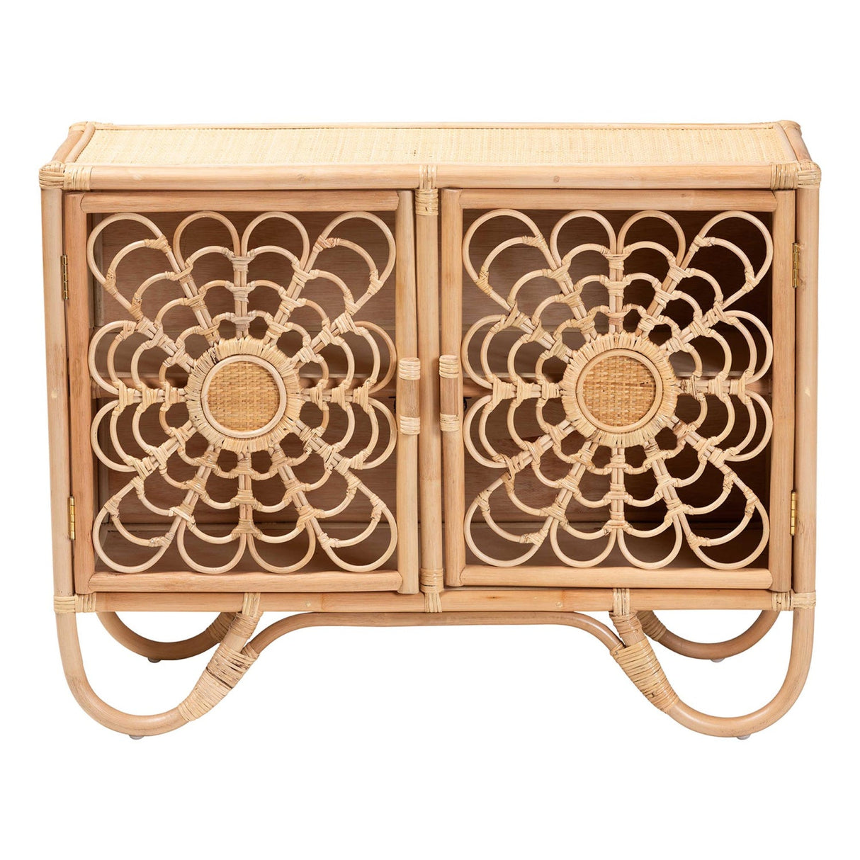   Modern European furniture - Floral Woven 2 Door Cabinet - www.oroa.com | Oroa.com