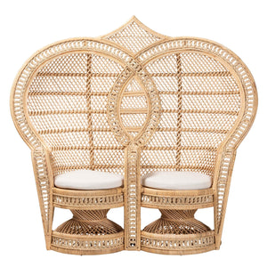 Modern European furniture - 2 Seater Rattan Peacock Chair - www.oroa.com