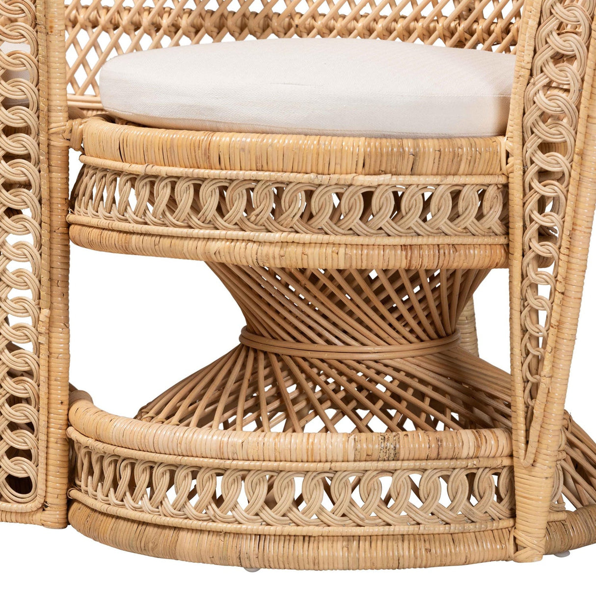Modern European furniture - 2 Seater Rattan Peacock Chair - www.oroa.com