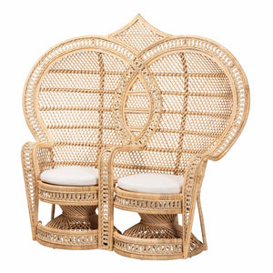 Modern European furniture - 2 Seater Rattan Peacock Chair - www.oroa.com