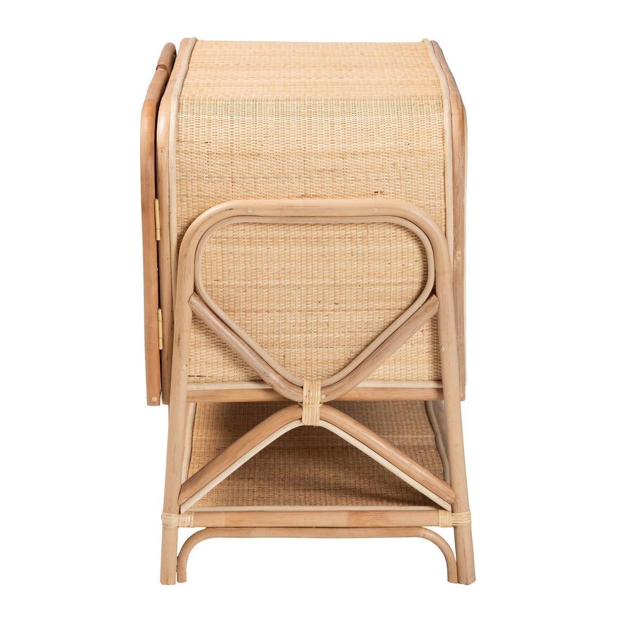 Modern European furniture - Curled Rattan Pole Cabinet - www.oroa.com