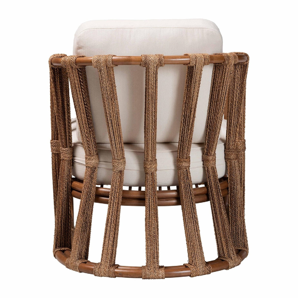 Modern European furniture - Woven Seagrass Accent Chair - www.oroa.com
