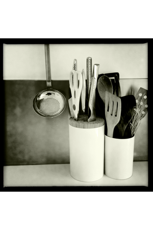 Cylinder Utensils Holder Set | Wireworks Knife & Spoon | Oroa.com