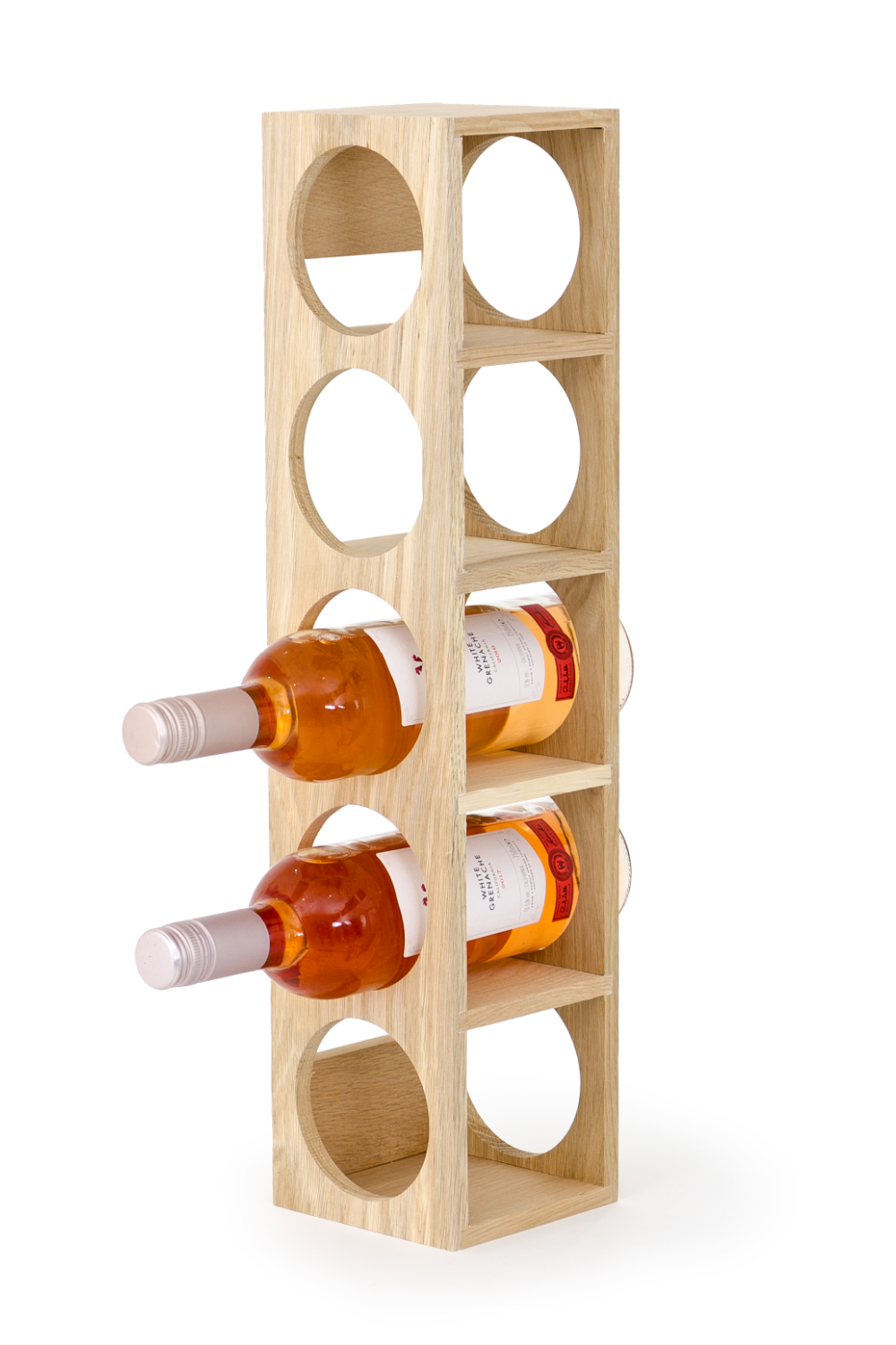 Natural Oak Wine Bottle Rack | Wireworks | Oroa.com