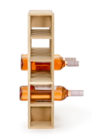 Natural Oak Wine Bottle Rack | Wireworks | Oroa.com