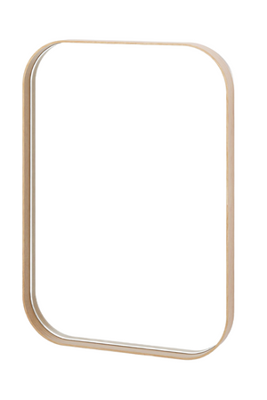 Natural Oak Rectangular Mirror | Wireworks Outlook | Oroa.com