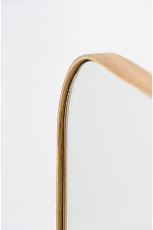 Oak Wooden Framed Full Length Wall Mirror | Wireworks Gaze | Oroa.com