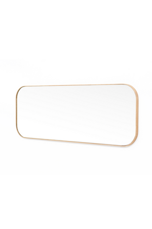 Oak Wooden Framed Full Length Wall Mirror | Wireworks Gaze | Oroa.com