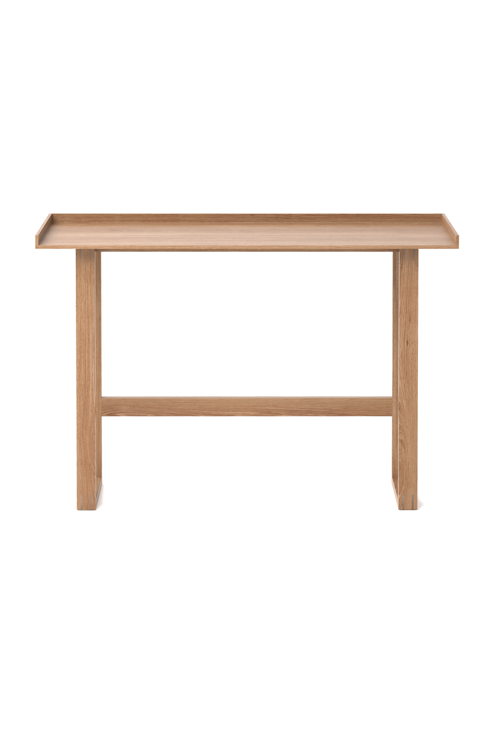 Oak Rectangular Slim Console Table | Wireworks | Oroa.com