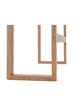 Oak Rectangular Slim Console Table | Wireworks | Oroa.com