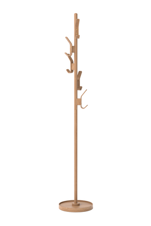 5-Hook Oak Coat Stand | Wireworks | Oroa.com