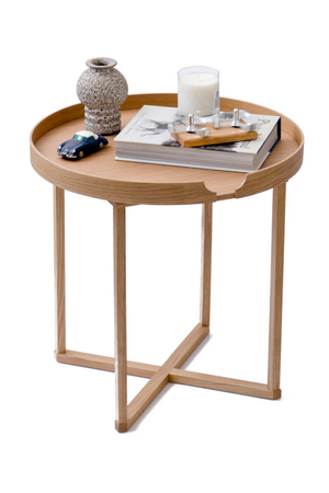 Round Removable Tray Side Table | Wireworks Damien | Oroa.com