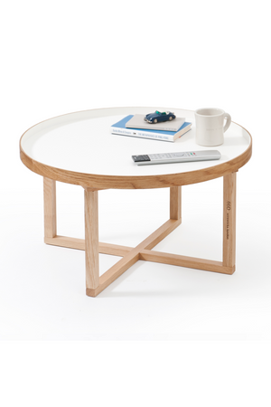 Wooden Round Coffee Table | Wireworks | Oroa.com