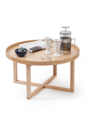 Wooden Round Coffee Table | Wireworks | Oroa.com