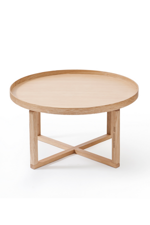 Wooden Round Coffee Table | Wireworks | Oroa.com