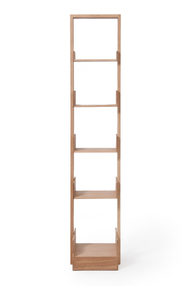 Wooden Five-Shelf Freestanding Bookcase | Wireworks Bookie | Oroa.com