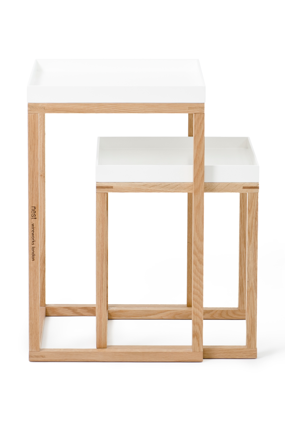 Wooden Nesting Side Table Set | Wireworks | Oroa.com