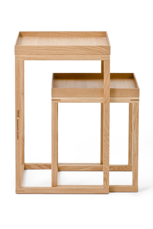 Wooden Nesting Side Table Set | Wireworks | Oroa.com