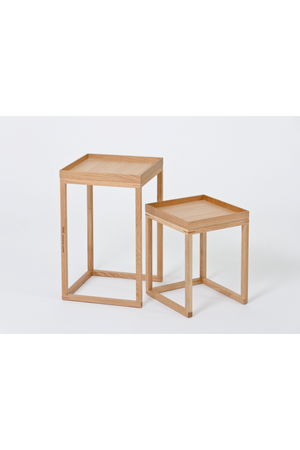 Wooden Nesting Side Table Set | Wireworks | Oroa.com