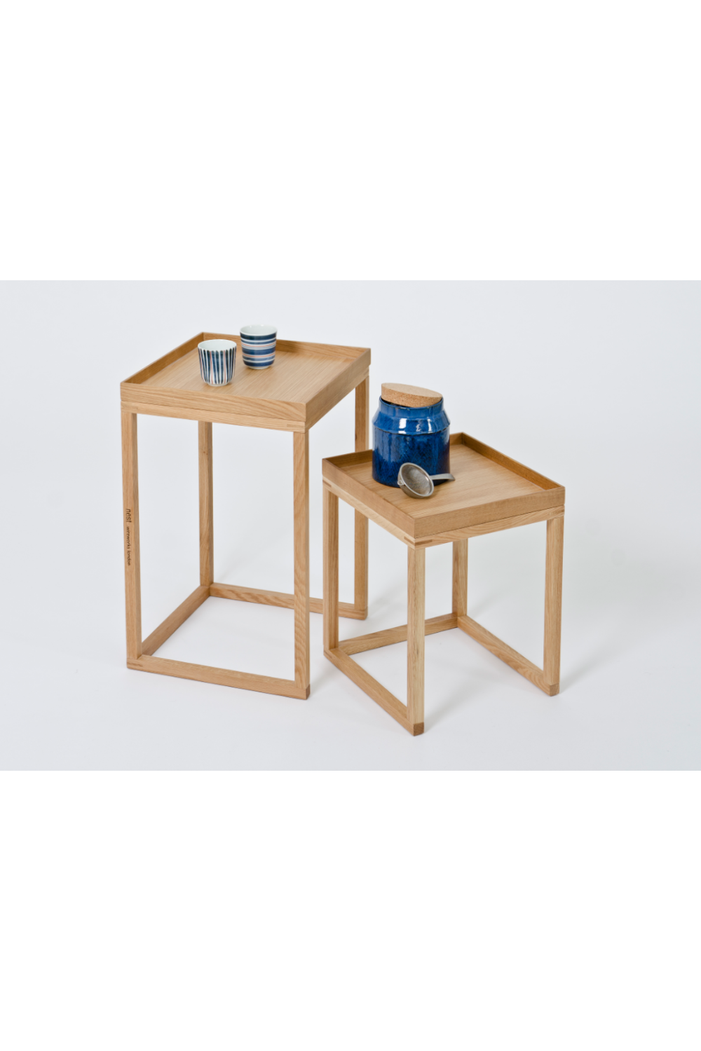 Wooden Nesting Side Table Set | Wireworks | Oroa.com