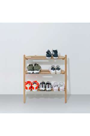 3-Tier Wooden Shoe Organizer | Wireworks Tidy | Oroa.com