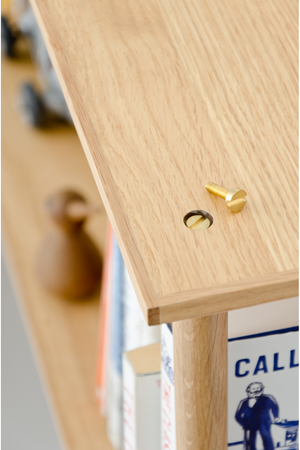 2 Level Wooden Wall Shelf | Wireworks Platform 2 | Oroa.com