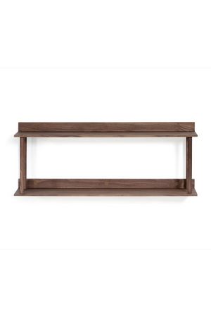 2 Level Wooden Wall Shelf | Wireworks Platform 2 | Oroa.com