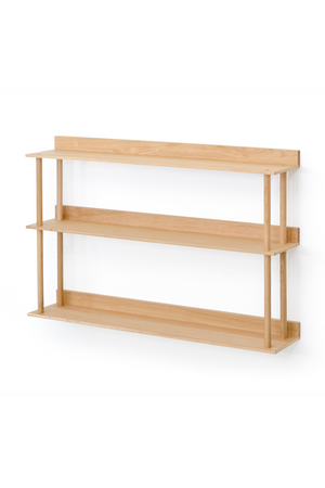 3 Level Wooden Wall Shelf  | Wireworks Platform 3 | Oroa.com