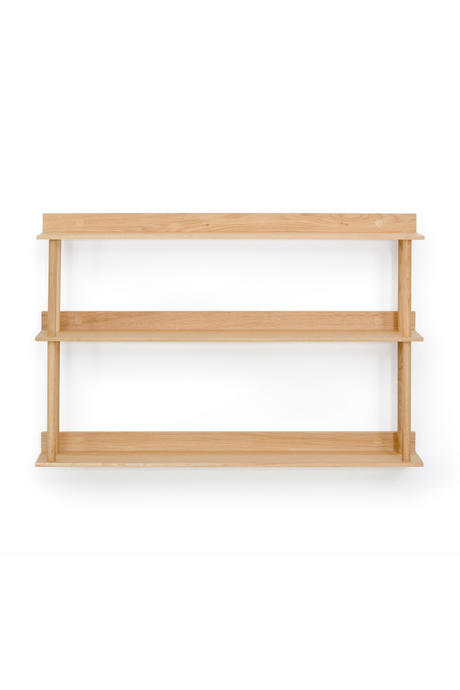 3 Level Wooden Wall Shelf  | Wireworks Platform 3 | Oroa.com