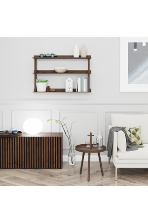 3 Level Wooden Wall Shelf  | Wireworks Platform 3 | Oroa.com