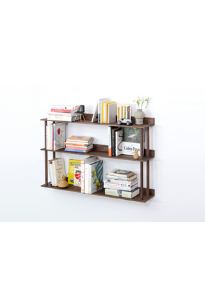 3 Level Wooden Wall Shelf  | Wireworks Platform 3 | Oroa.com