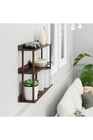 3 Level Wooden Wall Shelf  | Wireworks Platform 3 | Oroa.com