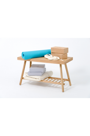 Oak Spindle Storage Bench | Wireworks | Oroa.com