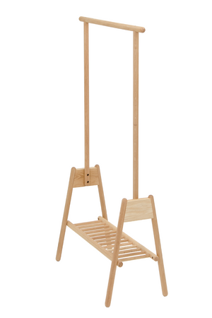 Natural Oak Hang Rail | Wireworks Hang Up | Oroa.com