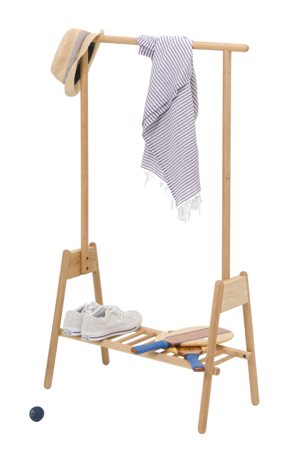 Natural Oak Hang Rail | Wireworks Hang Up | Oroa.com