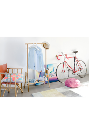 Natural Oak Hang Rail | Wireworks Hang Up | Oroa.com