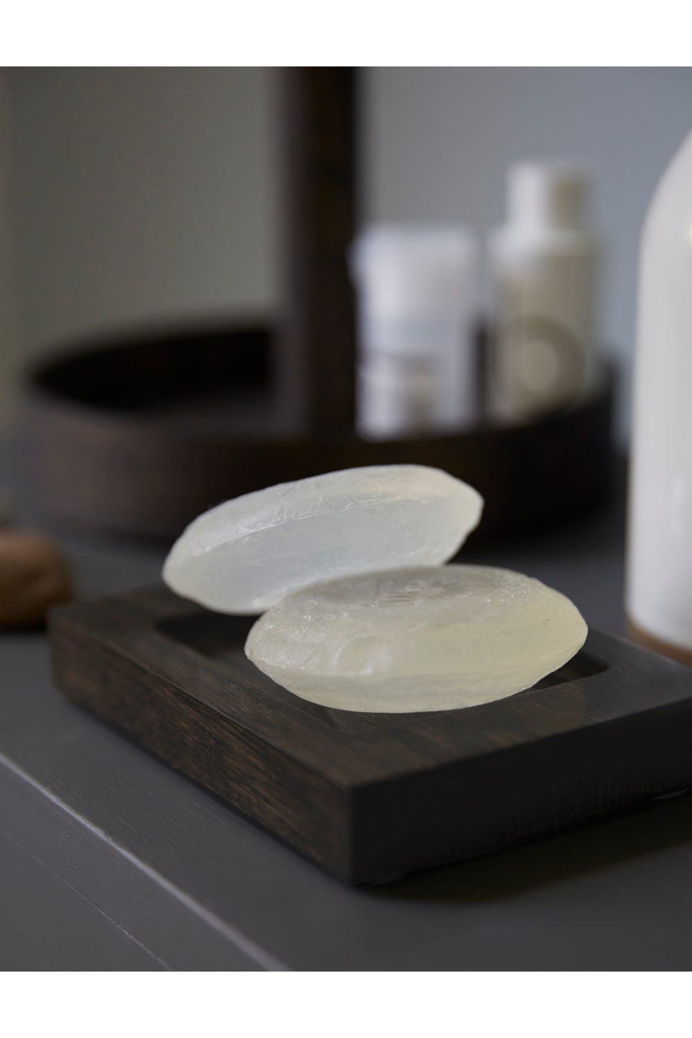 Rectangular Oak Soap Dish | Wireworks Mezza | Oroa.com