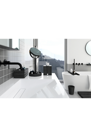 Square Oak Tissue Box Cover | Wireworks Mezza | Oroa.com