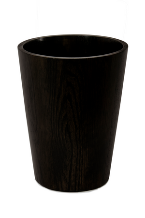Round Oak Bathroom Bin | Wireworks Mezza | Oroa.com