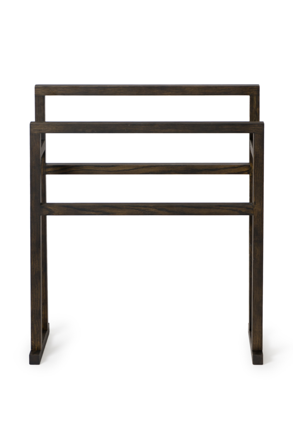 Oak Standing Towel Holder L | Wireworks Mezza Grande