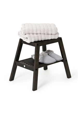 2-Level Oak Step Stool | Wireworks Slatted | Oroa.com