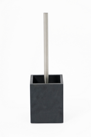 Oak Square Toilet Brush Holder Set | Wireworks Cosmos | Oroa.com
