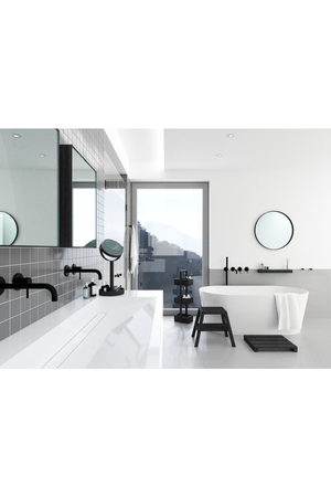 Oak Bathroom Cabinet with Mirror | Wireworks Slimline | Oroa.com