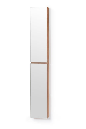 Oak Bathroom Cabinet with Mirror | Wireworks 1622 Zone | Oroa.com