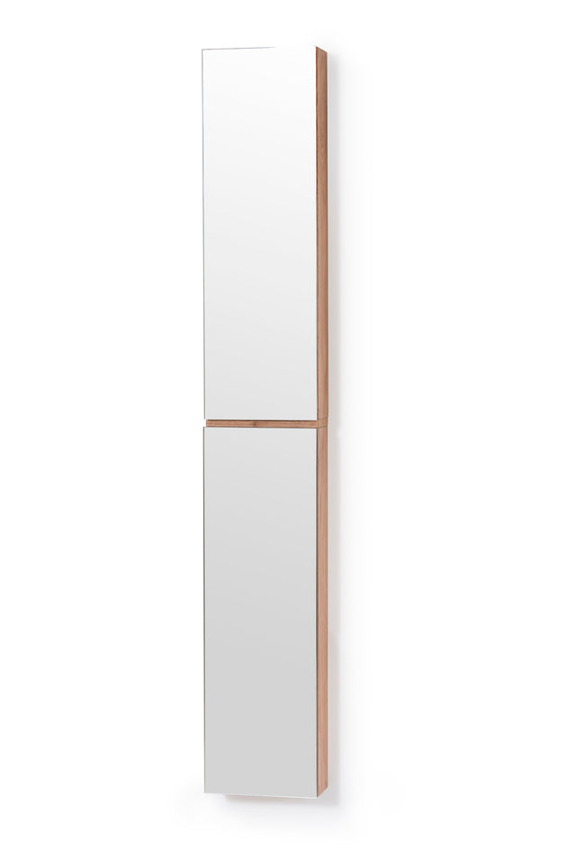 Oak Bathroom Cabinet with Mirror | Wireworks 1622 Zone | Oroa.com