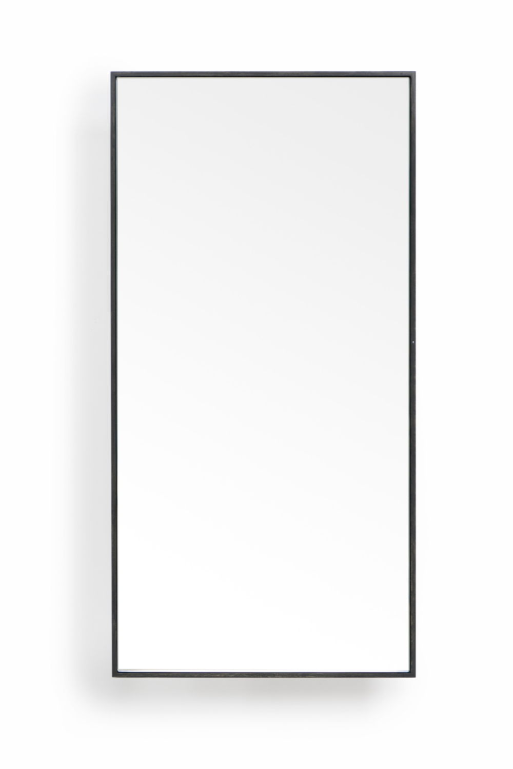 Oak Vanity Mirror with Storage Trays | Wireworks Slimline | Oroa.com