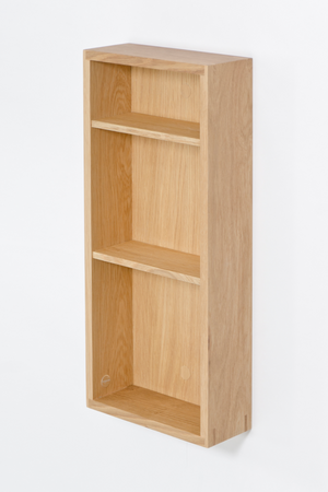 Oak Wall Mounted Bathroom Shelf | Wireworks Slimline 550 | Oroa.com