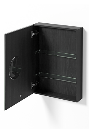 Wooden Bathroom Mirror Cabinet | Wireworks Magnifier | Oroa.com