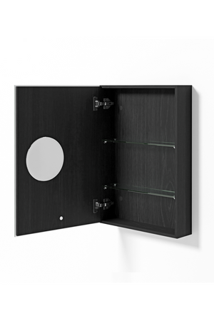 Wooden Bathroom Mirror Cabinet | Wireworks Magnifier | Oroa.com